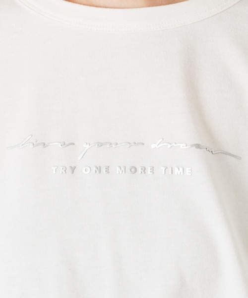 natural couture(ナチュラルクチュール)の「ロゴロンT(Tシャツ/カットソー・レディース・モカ/ミント/シルバー/ゴールド・FREE)」の13枚目の写真