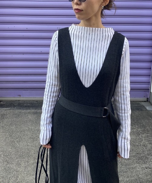 greedinternational ニット　ワンピース　ジレ greedinternational ニット ワンピース ジレ
