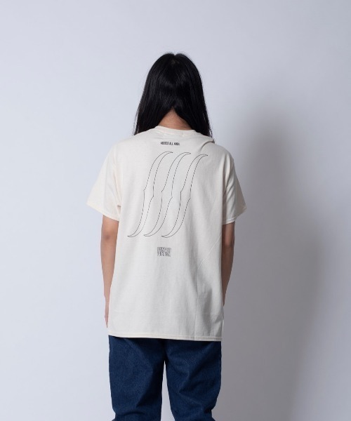 FUN/FOR/FICTION(ファンフォーフィクション)の「『FUN/FOR/FICTION』FFF SS T(Tシャツ/カットソー・メンズ・オフホワイト/チャコールグレー・FREE)」の3枚目の写真
