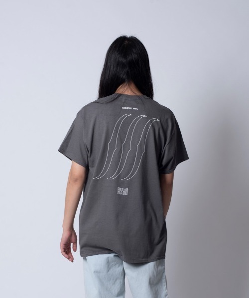 FUN/FOR/FICTION(ファンフォーフィクション)の「『FUN/FOR/FICTION』FFF SS T(Tシャツ/カットソー・メンズ・オフホワイト/チャコールグレー・FREE)」の4枚目の写真