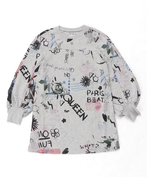 JOHN GALLIANO(ジョンガリアーノ)の「John Galliano(ジョン ガリアーノ)Kids & Junior レディースワンピース(ワンピース・キッズ・グレー・6Y/8Y/10Y/12Y/14Y)」の3枚目の写真