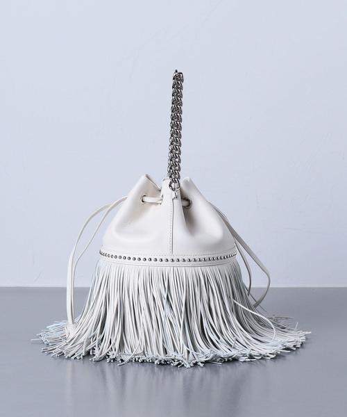J&M Davidson(ジェイアンドエムデヴィッドソン)の「<J&M DAVIDSON(ジェイアンドエム デヴィッドソン)>FRINGE CARNIVAL M バッグ ■■■(ショルダーバッグ・レディース・ホワイト・FREE)」の13枚目の写真