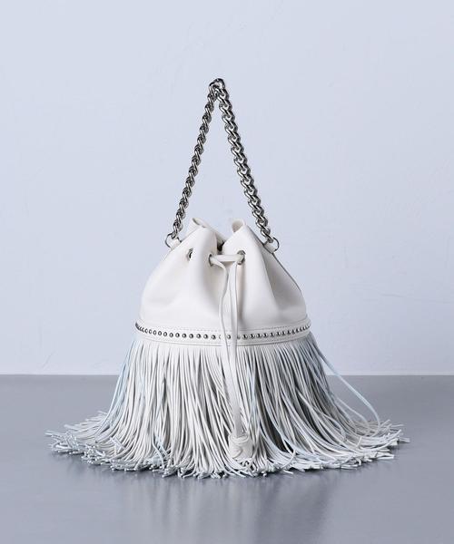 J&M Davidson(ジェイアンドエムデヴィッドソン)の「<J&M DAVIDSON(ジェイアンドエム デヴィッドソン)>FRINGE CARNIVAL M バッグ ■■■(ショルダーバッグ・レディース・ホワイト・FREE)」の14枚目の写真