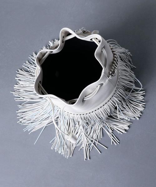 J&M Davidson(ジェイアンドエムデヴィッドソン)の「<J&M DAVIDSON(ジェイアンドエム デヴィッドソン)>FRINGE CARNIVAL M バッグ ■■■(ショルダーバッグ・レディース・ホワイト・FREE)」の10枚目の写真