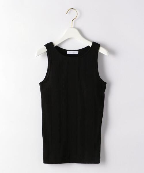 green label relaxing(グリーンレーベルリラクシング)の「FM プリーツ テレコ カップ タンクトップ(タンクトップ・レディース・オフホワイト/ブラウン/オレンジ/ブラック・FREE)」の3枚目の写真