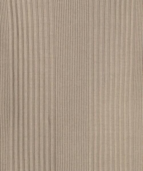 green label relaxing(グリーンレーベルリラクシング)の「FM プリーツ テレコ カップ タンクトップ(タンクトップ・レディース・オフホワイト/ブラウン/オレンジ/ブラック・FREE)」の5枚目の写真