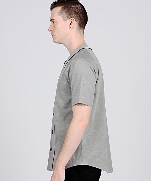 EN ROUTE（アンルート）の「ENR ベースボールシャツ●（シャツ/ブラウス・メンズ・ホワイト/グレー・1/3/2）」の6枚目の写真