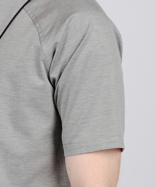 EN ROUTE（アンルート）の「ENR ベースボールシャツ●（シャツ/ブラウス・メンズ・ホワイト/グレー・1/3/2）」の9枚目の写真