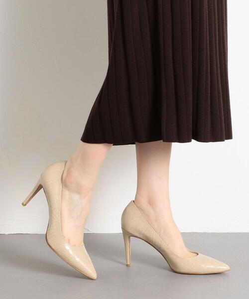 ODETTE E ODILE（オデットエオディール）の「OID ポインテッドプレーン パンプス85↓↑（パンプス・レディース・ベージュ/ブラック/ダークグリーン/ロイヤルブルー・25cm/22cm/23.5cm/22.5cm/24.5cm/24cm/23cm/21.5cm）」の14枚目の写真