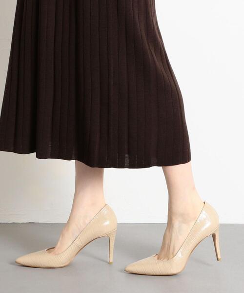 ODETTE E ODILE（オデットエオディール）の「OID ポインテッドプレーン パンプス85↓↑（パンプス・レディース・ベージュ/ブラック/ダークグリーン/ロイヤルブルー・25cm/22cm/23.5cm/22.5cm/24.5cm/24cm/23cm/21.5cm）」の15枚目の写真