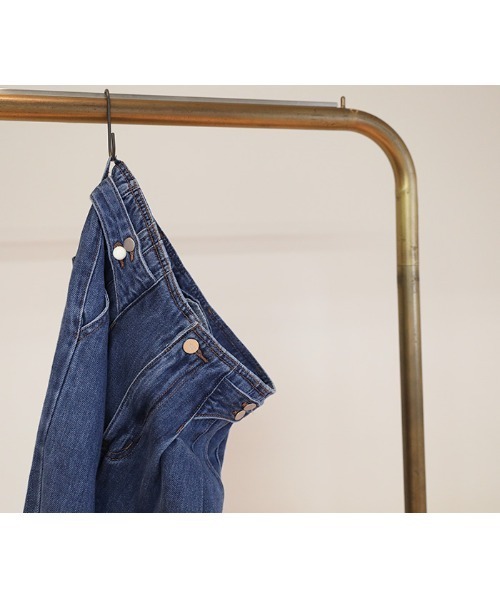 select MOCA（セレクトモカ）の「ベルトニュアンスハイウエストデニム（デニムパンツ・レディース・インディゴブルー・SMALL/MEDIUM）」の18枚目の写真