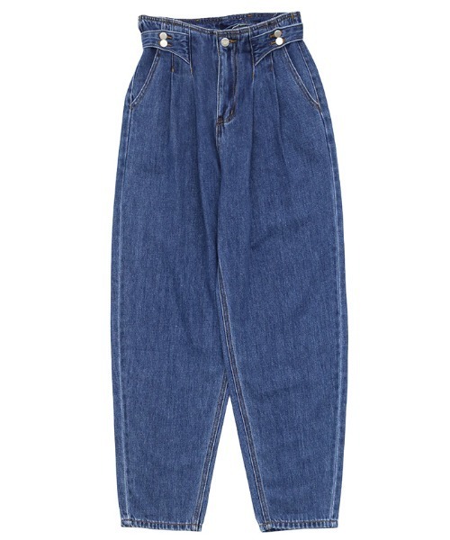 select MOCA（セレクトモカ）の「ベルトニュアンスハイウエストデニム（デニムパンツ・レディース・インディゴブルー・SMALL/MEDIUM）」の11枚目の写真