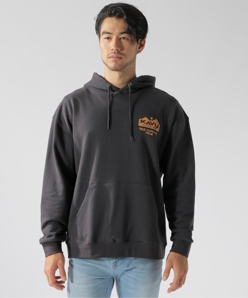 KAVU（カブー）の「【KAVU(カブー)】別注スウェットパーカー（パーカー・メンズ・ライトブラウン/ネイビー/チャコール・LARGE/MEDIUM）」の13枚目の写真