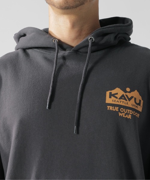 KAVU（カブー）の「【KAVU(カブー)】別注スウェットパーカー（パーカー・メンズ・ライトブラウン/ネイビー/チャコール・LARGE/MEDIUM）」の18枚目の写真