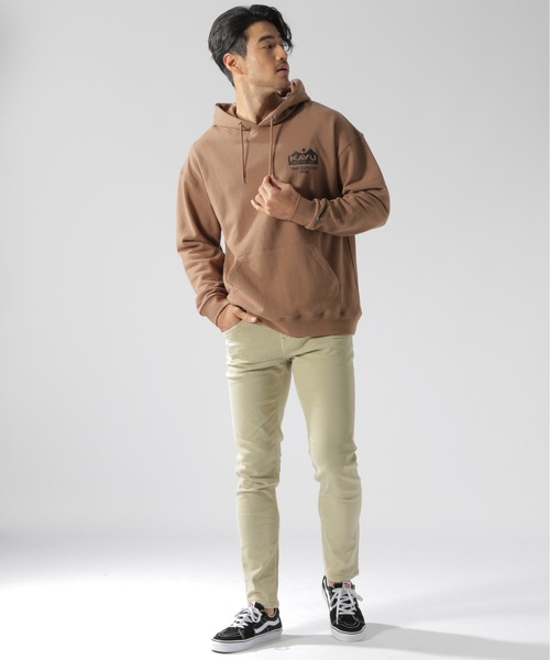 KAVU（カブー）の「【KAVU(カブー)】別注スウェットパーカー（パーカー・メンズ・ライトブラウン/ネイビー/チャコール・LARGE/MEDIUM）」の8枚目の写真
