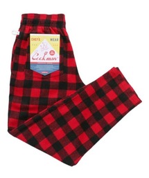 Cookman クックマン シェフパンツネルバッファローチェックレッド