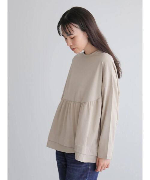 AMERICAN HOLIC(アメリカンホリック)の「ティアードカットプルオーバー *●(Tシャツ/カットソー・レディース・チャコールグレー/ライトベージュ・FREE)」の7枚目の写真