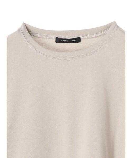 AMERICAN HOLIC(アメリカンホリック)の「ティアードカットプルオーバー *●(Tシャツ/カットソー・レディース・チャコールグレー/ライトベージュ・FREE)」の11枚目の写真