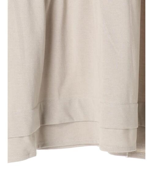 AMERICAN HOLIC(アメリカンホリック)の「ティアードカットプルオーバー *●(Tシャツ/カットソー・レディース・チャコールグレー/ライトベージュ・FREE)」の13枚目の写真