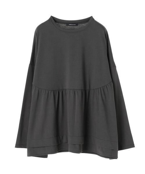 AMERICAN HOLIC(アメリカンホリック)の「ティアードカットプルオーバー *●(Tシャツ/カットソー・レディース・チャコールグレー/ライトベージュ・FREE)」の14枚目の写真