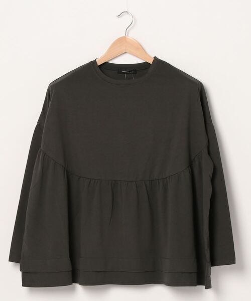 AMERICAN HOLIC(アメリカンホリック)の「ティアードカットプルオーバー *●(Tシャツ/カットソー・レディース・チャコールグレー/ライトベージュ・FREE)」の3枚目の写真