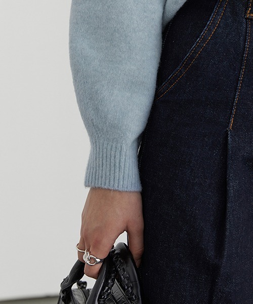 Fano Studios(ファノ ストゥディオズ)の「【Fano Studios】Center press semi wide indigo denim FD20K039(デニムパンツ・レディース・ダークブルー・S/M/L)」の12枚目の写真