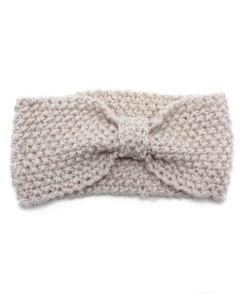 ROSE BUD(ローズバッド)の「(LL ACCESSORIES)3JSD011KNIT TURBAN (ヘアバンド・レディース・ブラック/ダークブルー/ベージュ/グレー/ライトブラウン・ONE SIZE)」の1枚目の写真