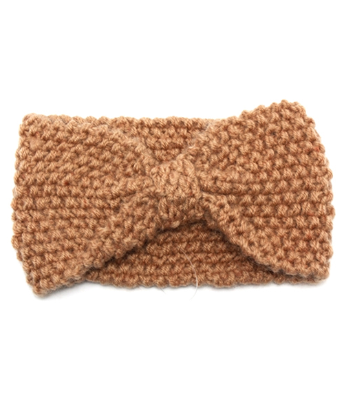 ROSE BUD(ローズバッド)の「(LL ACCESSORIES)3JSD011KNIT TURBAN (ヘアバンド・レディース・ブラック/ダークブルー/ベージュ/グレー/ライトブラウン・ONE SIZE)」の4枚目の写真