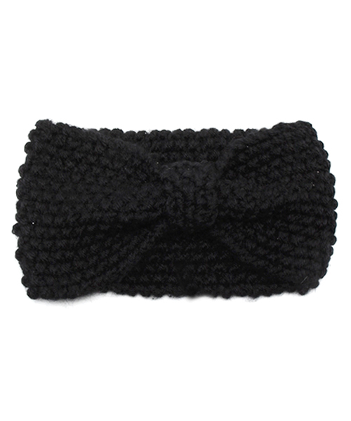 ROSE BUD(ローズバッド)の「(LL ACCESSORIES)3JSD011KNIT TURBAN (ヘアバンド・レディース・ブラック/ダークブルー/ベージュ/グレー/ライトブラウン・ONE SIZE)」の2枚目の写真