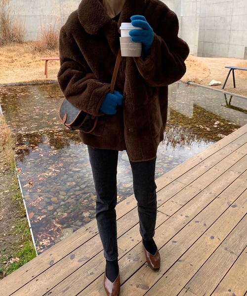 Mayree（メイリー）の「【Mayree】エコファー スタンドカラー