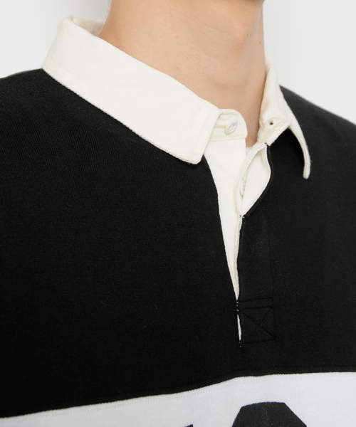 XLARGE（エクストララージ）の「RUGBY SHIRT（シャツ/ブラウス・メンズ・ブラック/ブルー/ネイビー・X-LARGE/MEDIUM/SMALL/LARGE）」の10枚目の写真