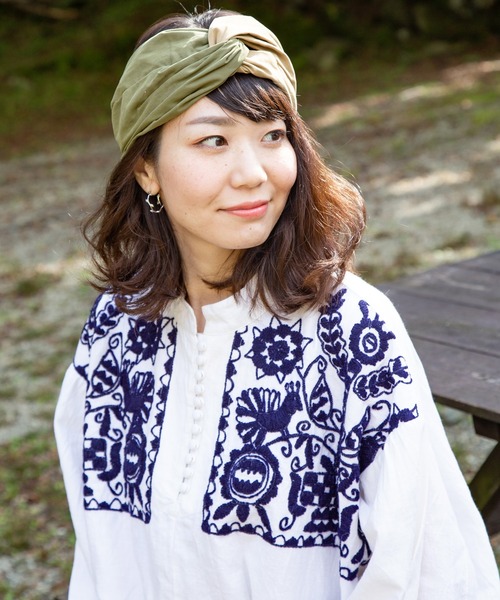 チャイハネ(チャイハネ)の「【チャイハネ】蔦フープピアス(ピアス(両耳用)・レディース・シルバー/ゴールド・FREE)」の7枚目の写真