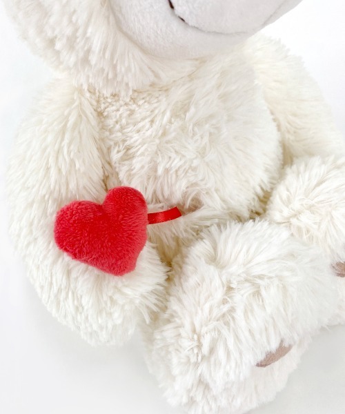 NICI/ぬいぐるみ ラブベア クラシック ホワイト 35cm（おもちゃ