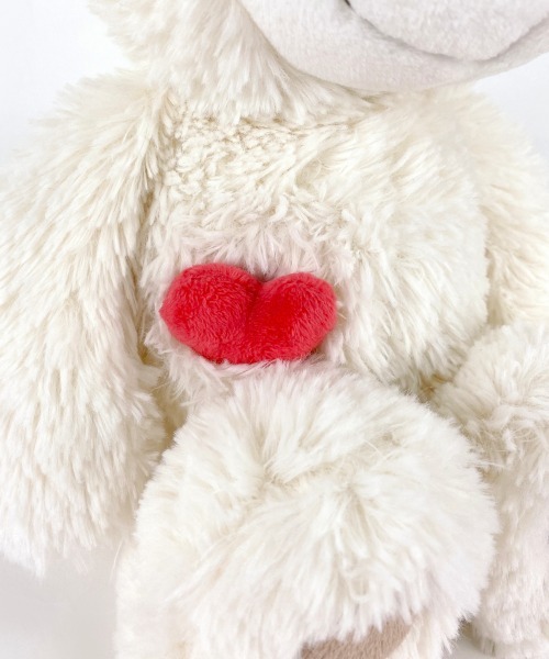 nici（ニキ）の「NICI/ぬいぐるみ ラブベア クラシック ホワイト 35cm（おもちゃ・レディース・オフホワイト・FREE）」の6枚目の写真