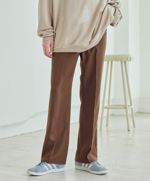 Wrangler（ラングラー）の「Wrangler/ラングラー WRANCHER DRESS スタプレ ランチャーストレッチツイル センタープレスセミフレアパンツ（その他パンツ・メンズ・ブラック/ベージュ/ネイビー/ブラウン/グレー/オフホワイト・S/M/L/XL）」の5枚目の写真