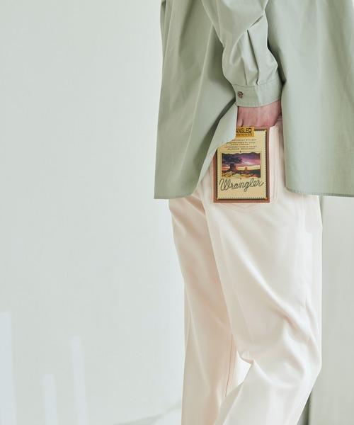 Wrangler（ラングラー）の「Wrangler/ラングラー WRANCHER DRESS スタプレ ランチャーストレッチツイル センタープレスセミフレアパンツ（その他パンツ・メンズ・ブラック/ベージュ/ネイビー/ブラウン/グレー/オフホワイト・S/M/L/XL）」の19枚目の写真