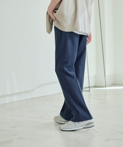 Wrangler（ラングラー）の「Wrangler/ラングラー WRANCHER DRESS スタプレ ランチャーストレッチツイル センタープレスセミフレアパンツ（その他パンツ・メンズ・ブラック/ベージュ/ネイビー/ブラウン/グレー/オフホワイト・S/M/L/XL）」の8枚目の写真