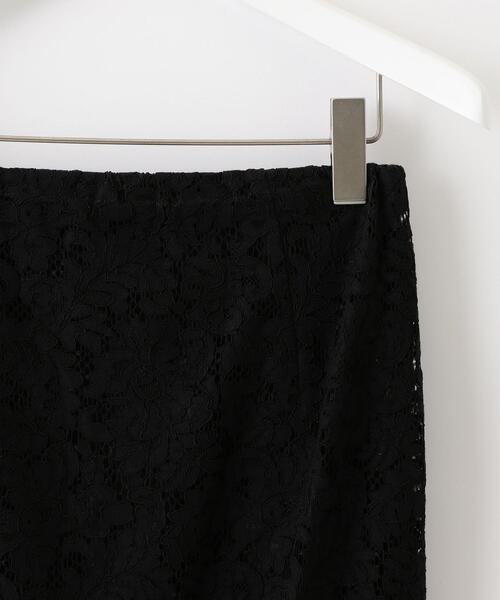 green label relaxing（グリーンレーベルリラクシング）の「[ XS / H148-155cm ]★★FFC レース タイト スカート（スカート・レディース・ブラック/オフホワイト・XS）」の22枚目の写真