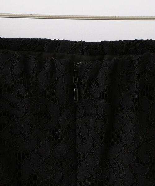 green label relaxing（グリーンレーベルリラクシング）の「[ XS / H148-155cm ]★★FFC レース タイト スカート（スカート・レディース・ブラック/オフホワイト・XS）」の11枚目の写真