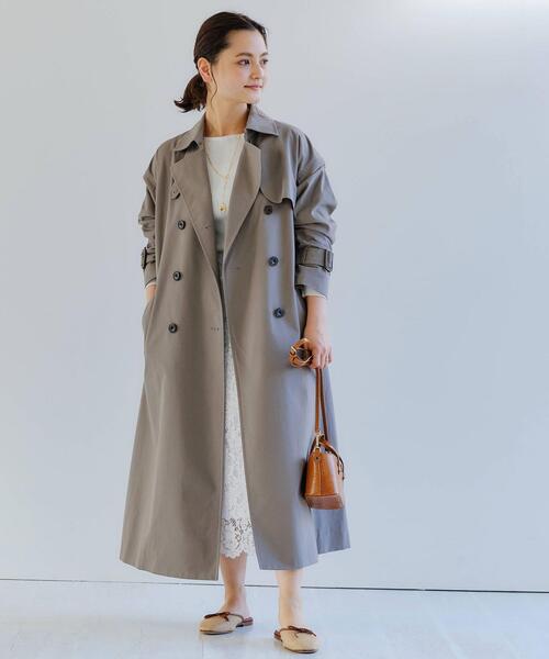 green label relaxing（グリーンレーベルリラクシング）の「[ XS / H148-155cm ]★★FFC レース タイト スカート（スカート・レディース・ブラック/オフホワイト・XS）」の4枚目の写真