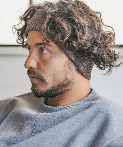 CAMBIO(カンビオ)の「mko9478-Aze Hair Band ヘアバンド(その他ヘアアクセサリー・メンズ・グレイッシュベージュ/ブラック/グレー/ブラウン・FREE)」の9枚目の写真