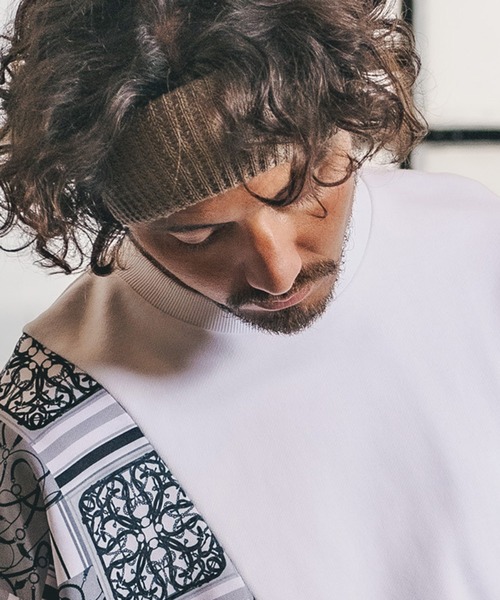 CAMBIO(カンビオ)の「mko9478-Aze Hair Band ヘアバンド(その他ヘアアクセサリー・メンズ・グレイッシュベージュ/ブラック/グレー/ブラウン・FREE)」の14枚目の写真