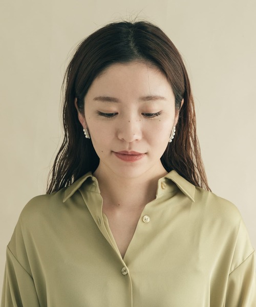 SMELLY(スメリー)の「パールナラビアシメピアス(ピアス(両耳用)・レディース・シルバー系その他・-)」の5枚目の写真