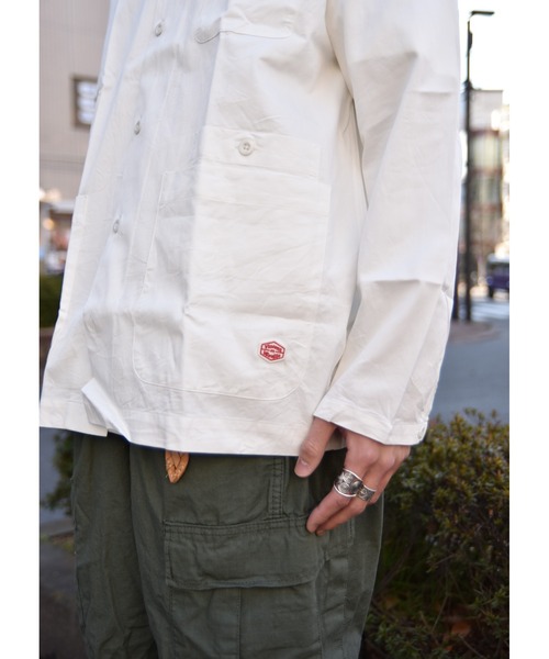 Vincent et Mireille（バンソンエミレイユ）の「【VINCENT ET MIREILLE ヴァンソン エ ミレイユ】メンズ コットンピケワイドシャツジャケット（シャツ/ブラウス・メンズ・オフホワイト/ライトベージュ・40/42）」の7枚目の写真