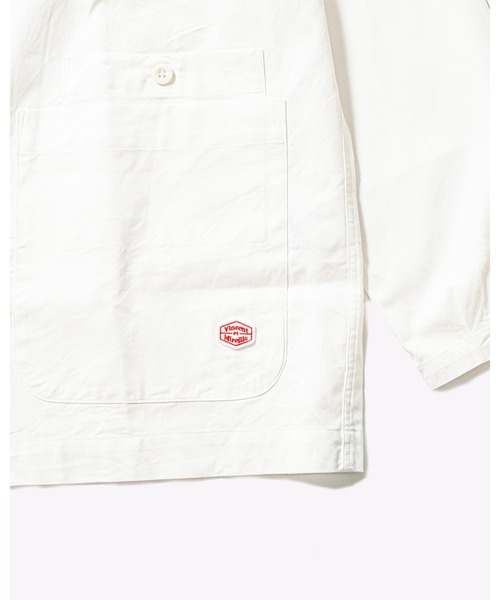 Vincent et Mireille（バンソンエミレイユ）の「【VINCENT ET MIREILLE ヴァンソン エ ミレイユ】メンズ コットンピケワイドシャツジャケット（シャツ/ブラウス・メンズ・オフホワイト/ライトベージュ・40/42）」の13枚目の写真