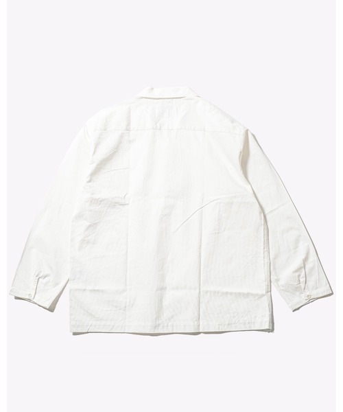 Vincent et Mireille（バンソンエミレイユ）の「【VINCENT ET MIREILLE ヴァンソン エ ミレイユ】メンズ コットンピケワイドシャツジャケット（シャツ/ブラウス・メンズ・オフホワイト/ライトベージュ・40/42）」の14枚目の写真