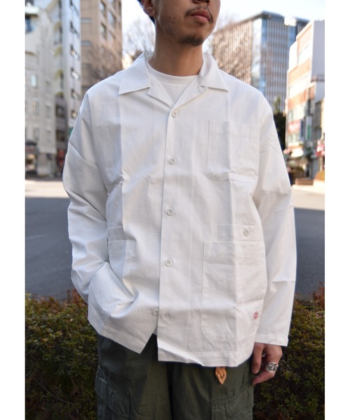 Vincent et Mireille（バンソンエミレイユ）の「【VINCENT ET MIREILLE ヴァンソン エ ミレイユ】メンズ コットンピケワイドシャツジャケット（シャツ/ブラウス・メンズ・オフホワイト/ライトベージュ・40/42）」の22枚目の写真