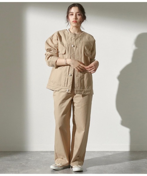 Alluge(アルージュ)の「ハイウエスト2WAYパンツ(その他パンツ・レディース・グリーン・FREE)」の6枚目の写真