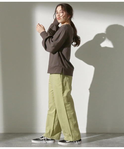 Alluge(アルージュ)の「ハイウエスト2WAYパンツ(その他パンツ・レディース・グリーン・FREE)」の8枚目の写真