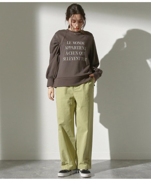 Alluge(アルージュ)の「ハイウエスト2WAYパンツ(その他パンツ・レディース・グリーン・FREE)」の9枚目の写真